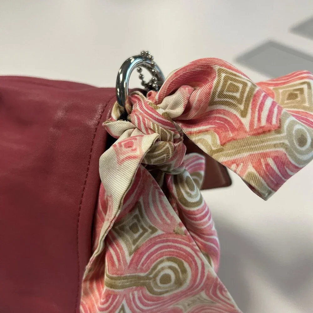 Coach Antique Rose Chelsea Adjustable Chain Purse with Scarf Included - Picture 7 of 11